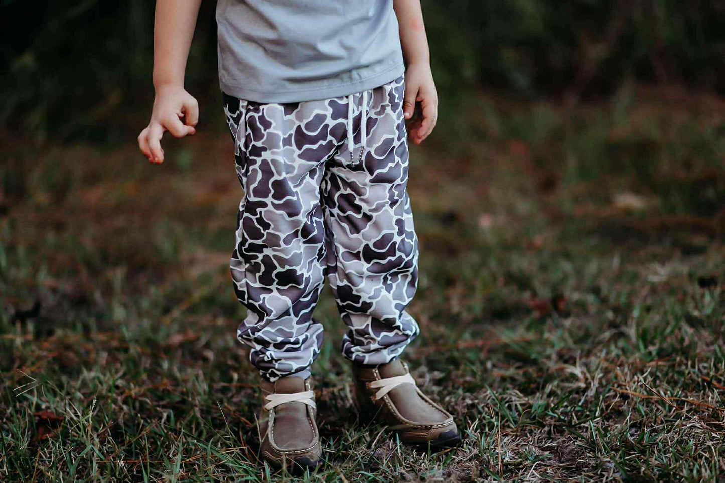 Gray Camo Joggers