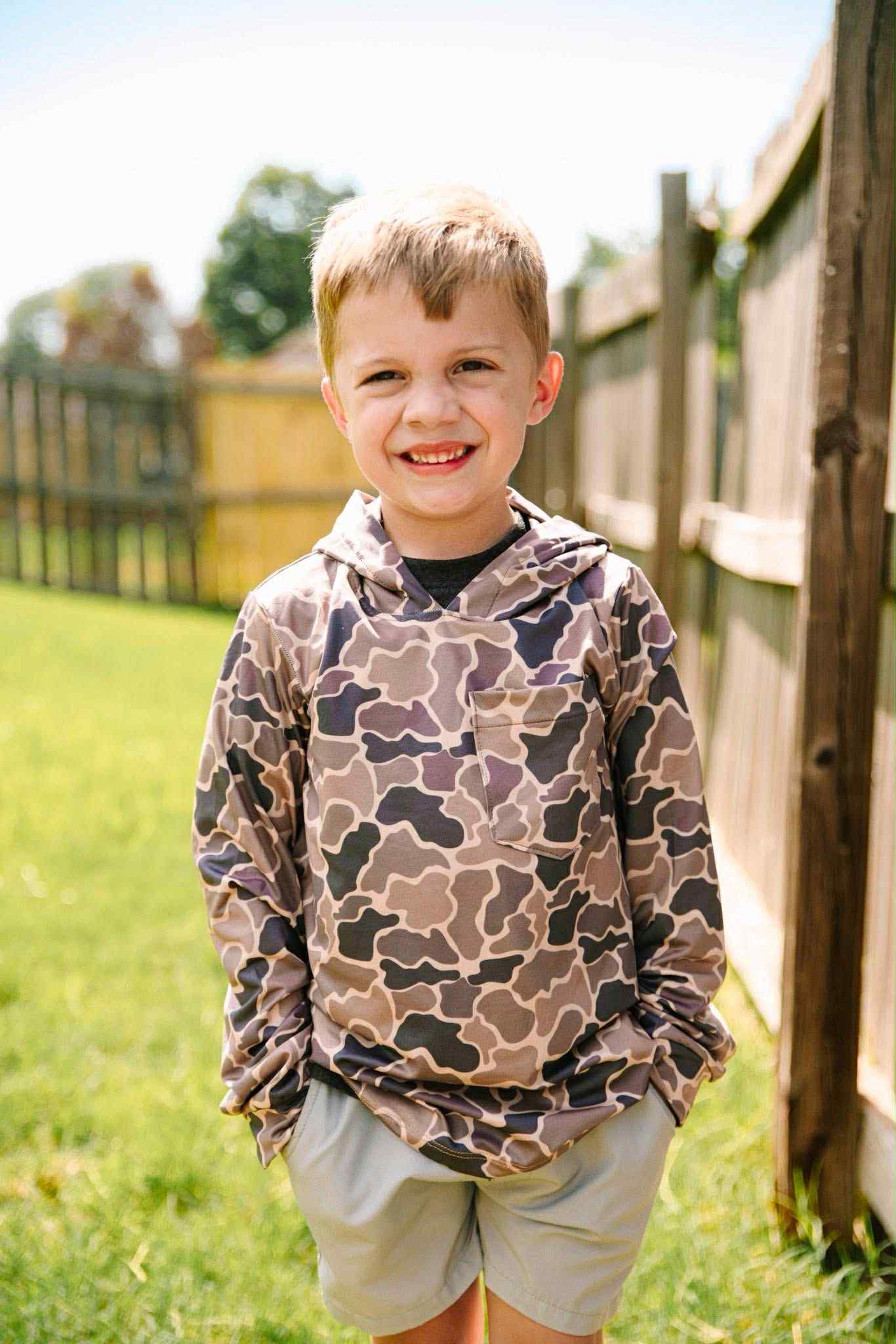 Coffee Camo Fishing Shirt