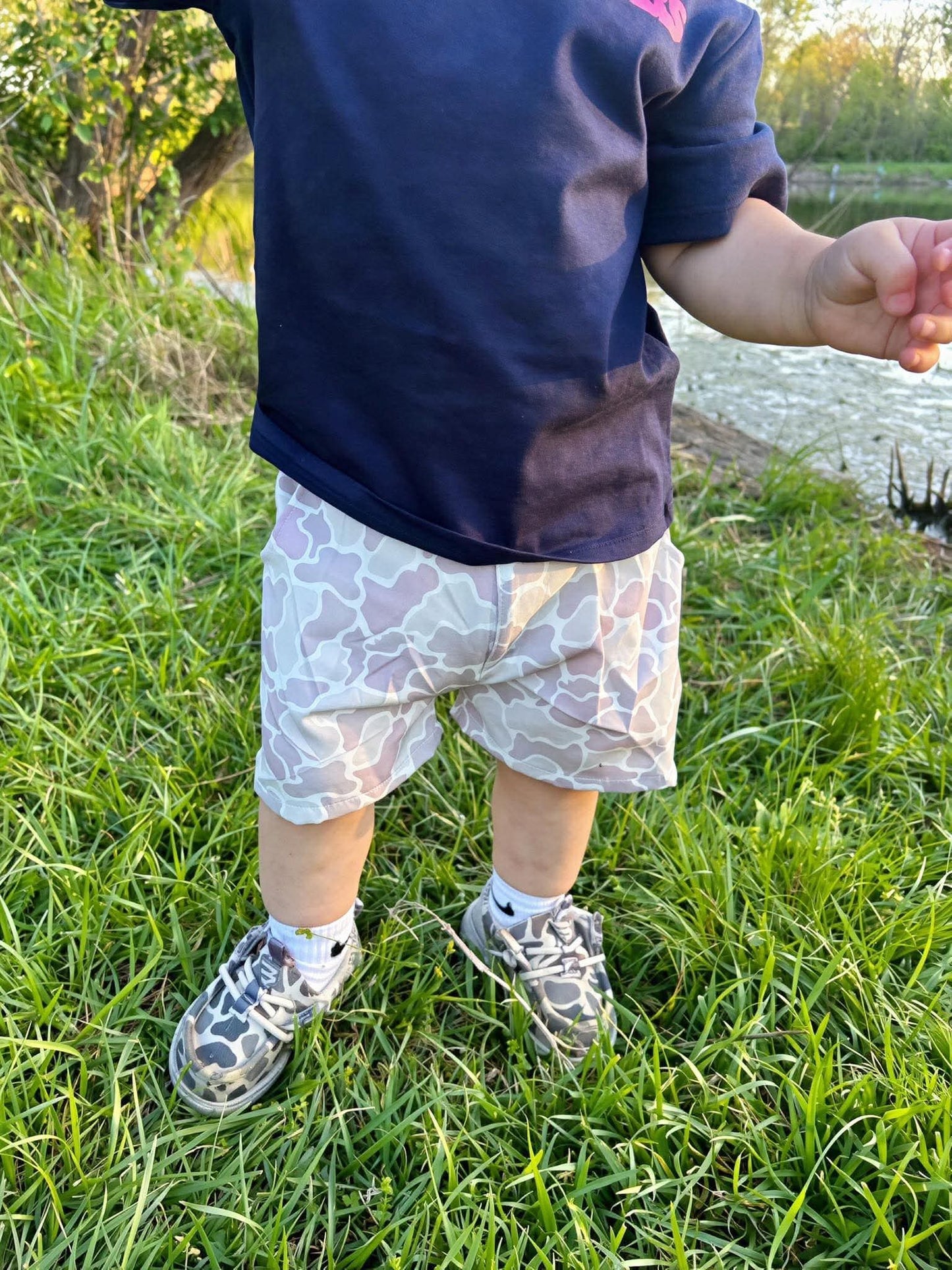 Light Gray Camo Performance Shorts