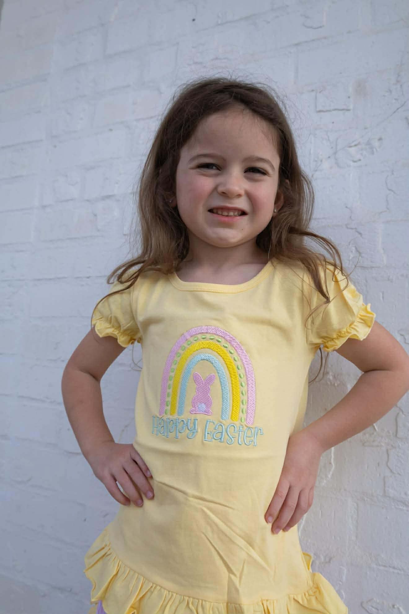 Happy Easter Embroidery TEE