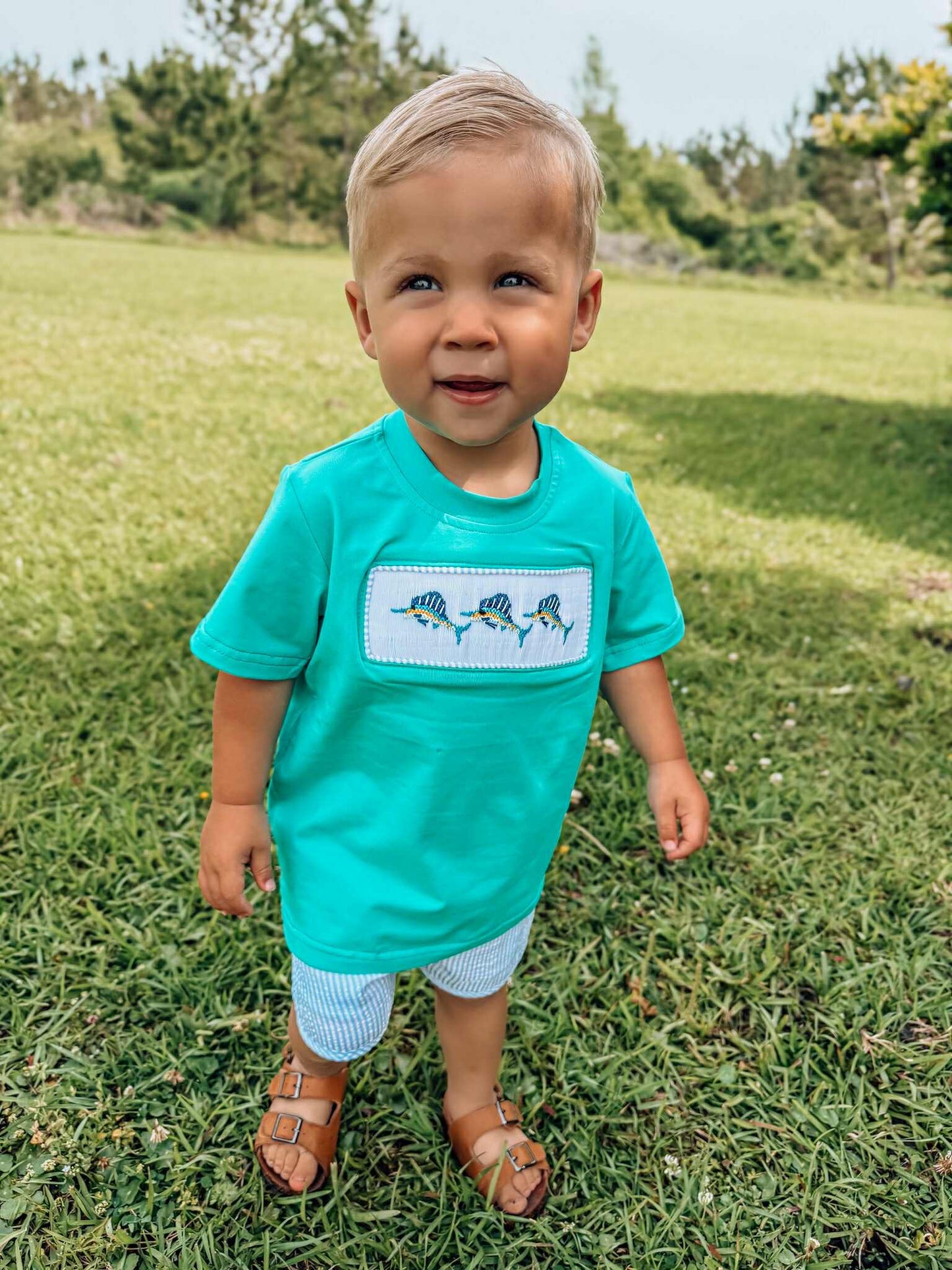 Smocked Marlin Set