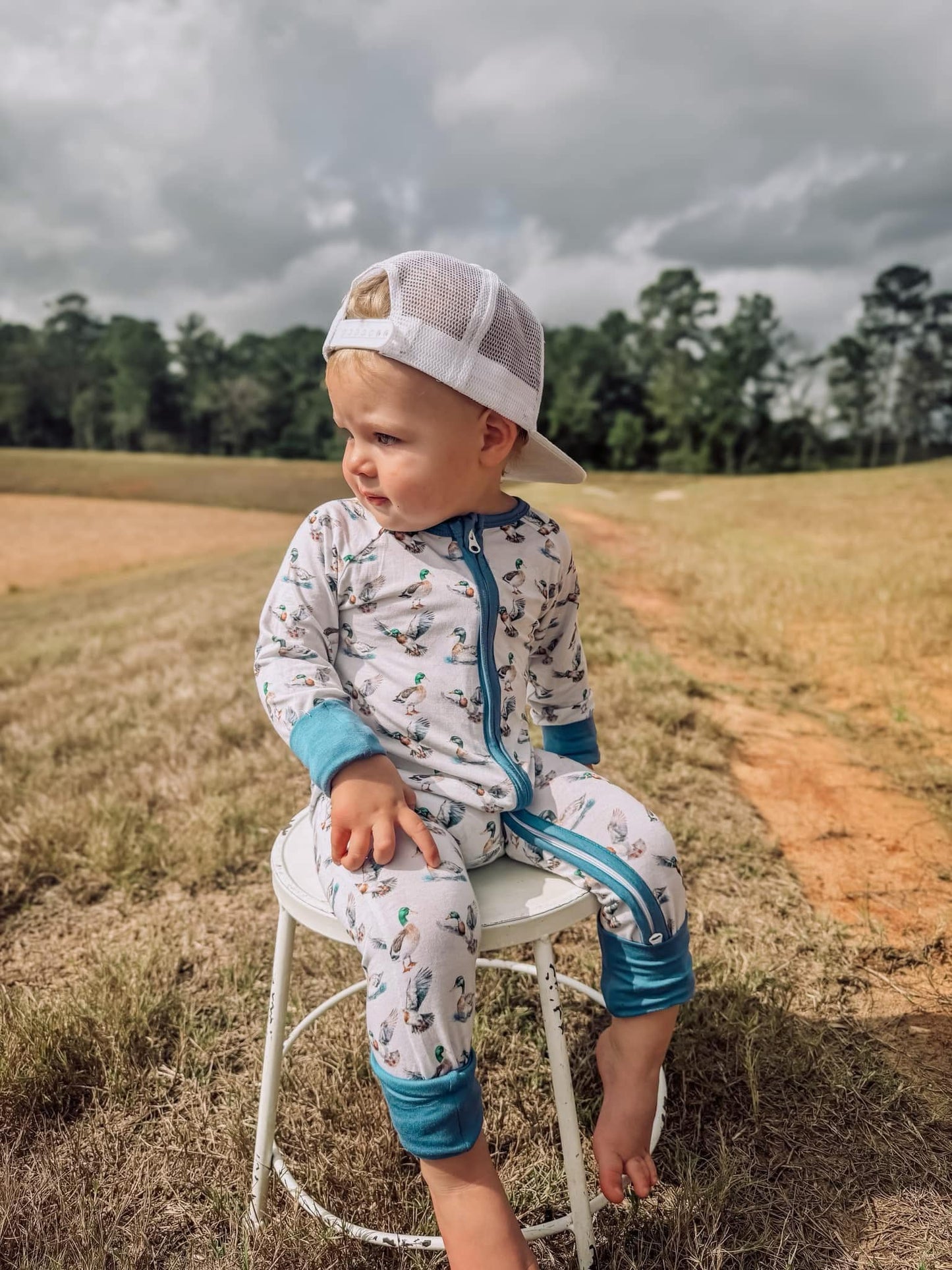 Jackson's Blue Mallard Bamboo Zippy