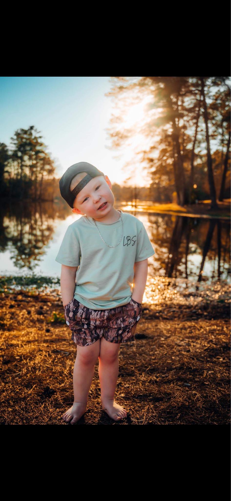 Wood Bark Camo Shorts