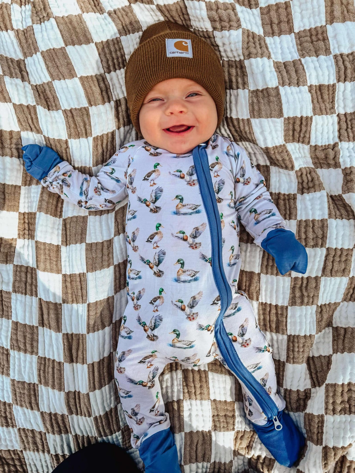 Jackson's Blue Mallard Bamboo Zippy