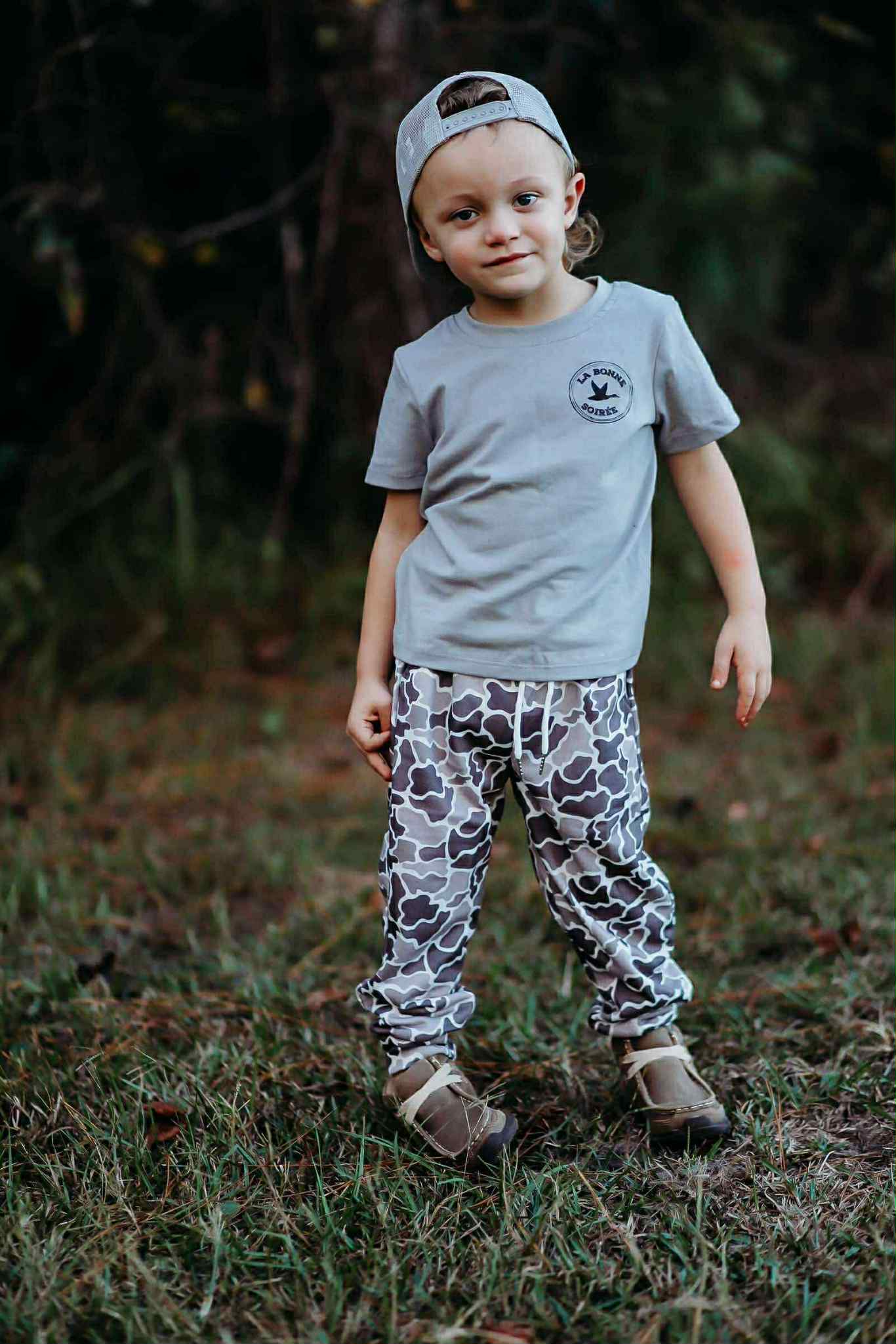 Gray Camo Joggers