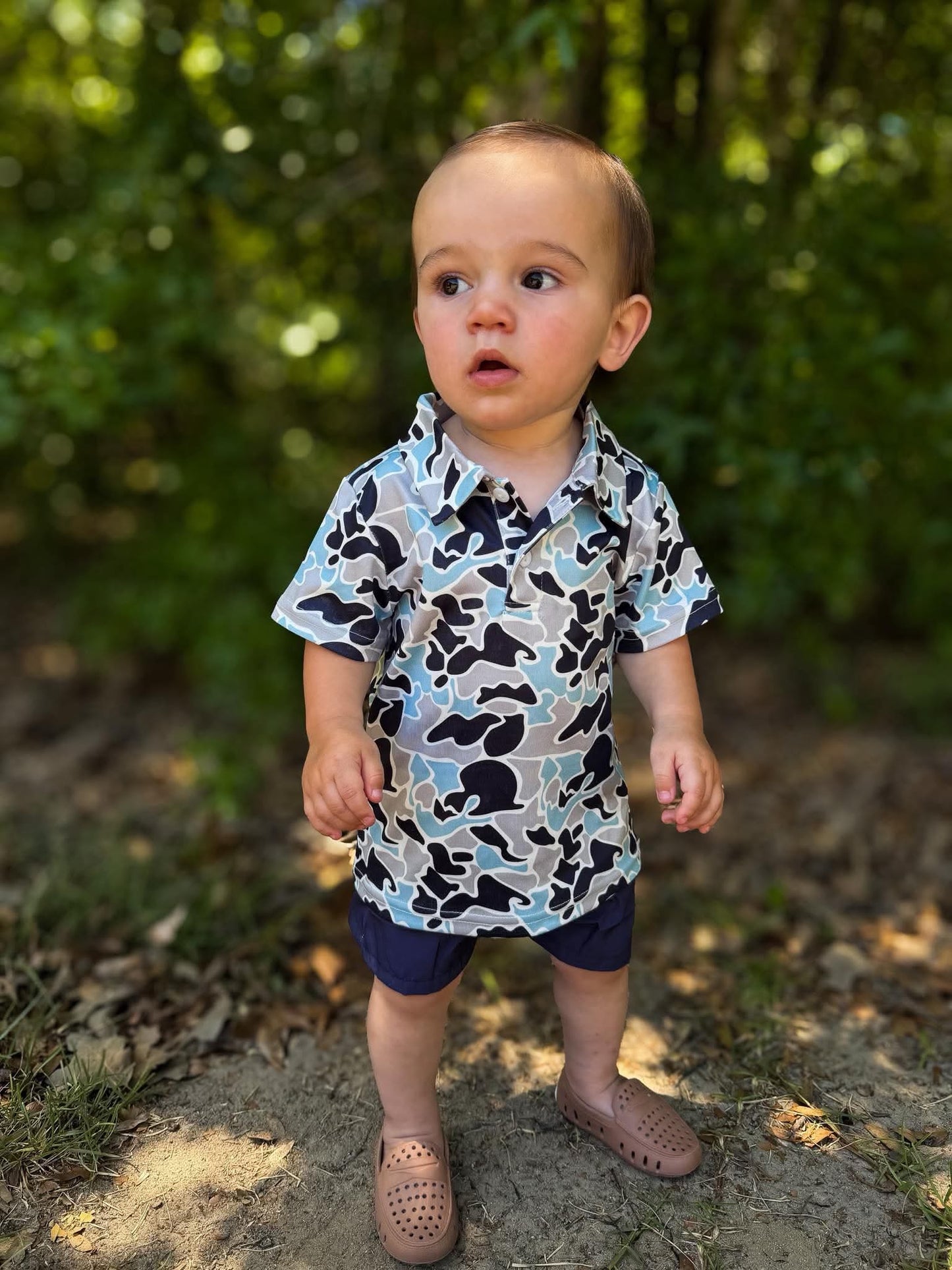 Deep Sea Camo Polo