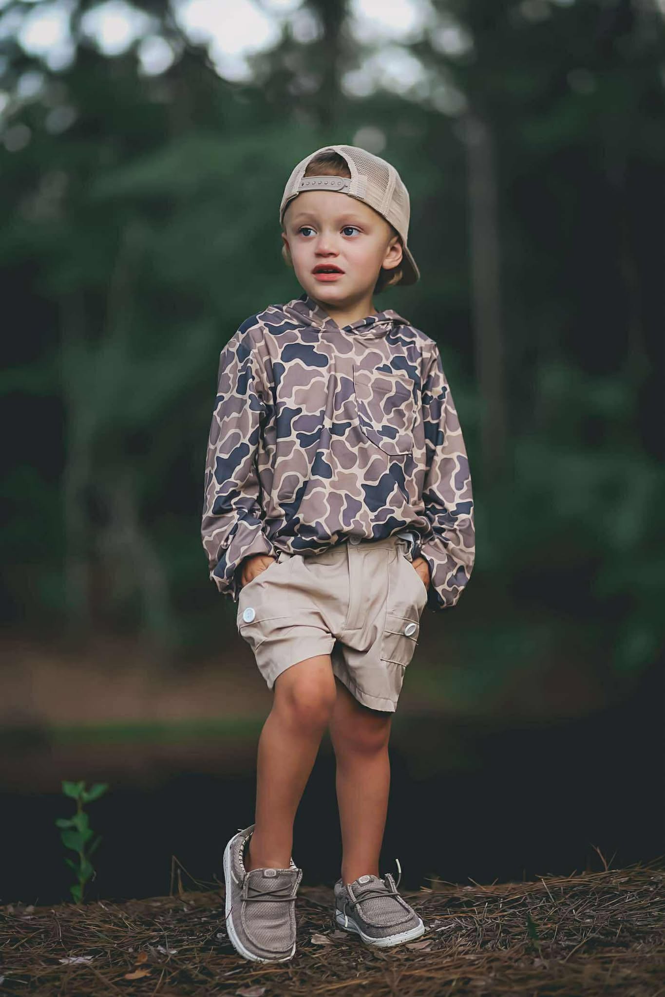 Coffee Camo Fishing Shirt