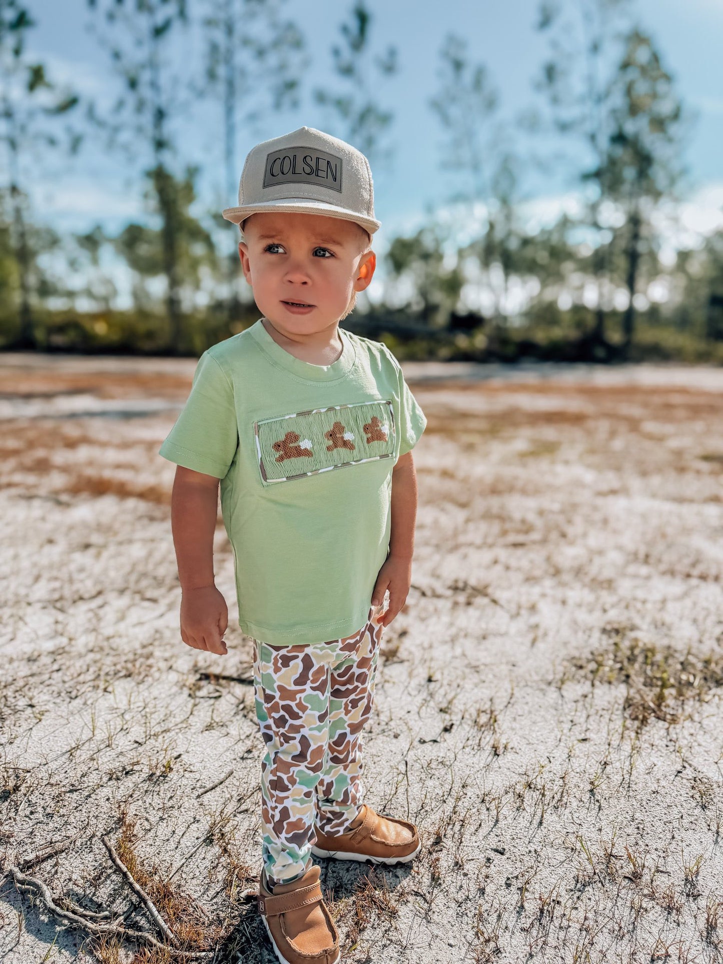 Smocked Easter Bunny SET