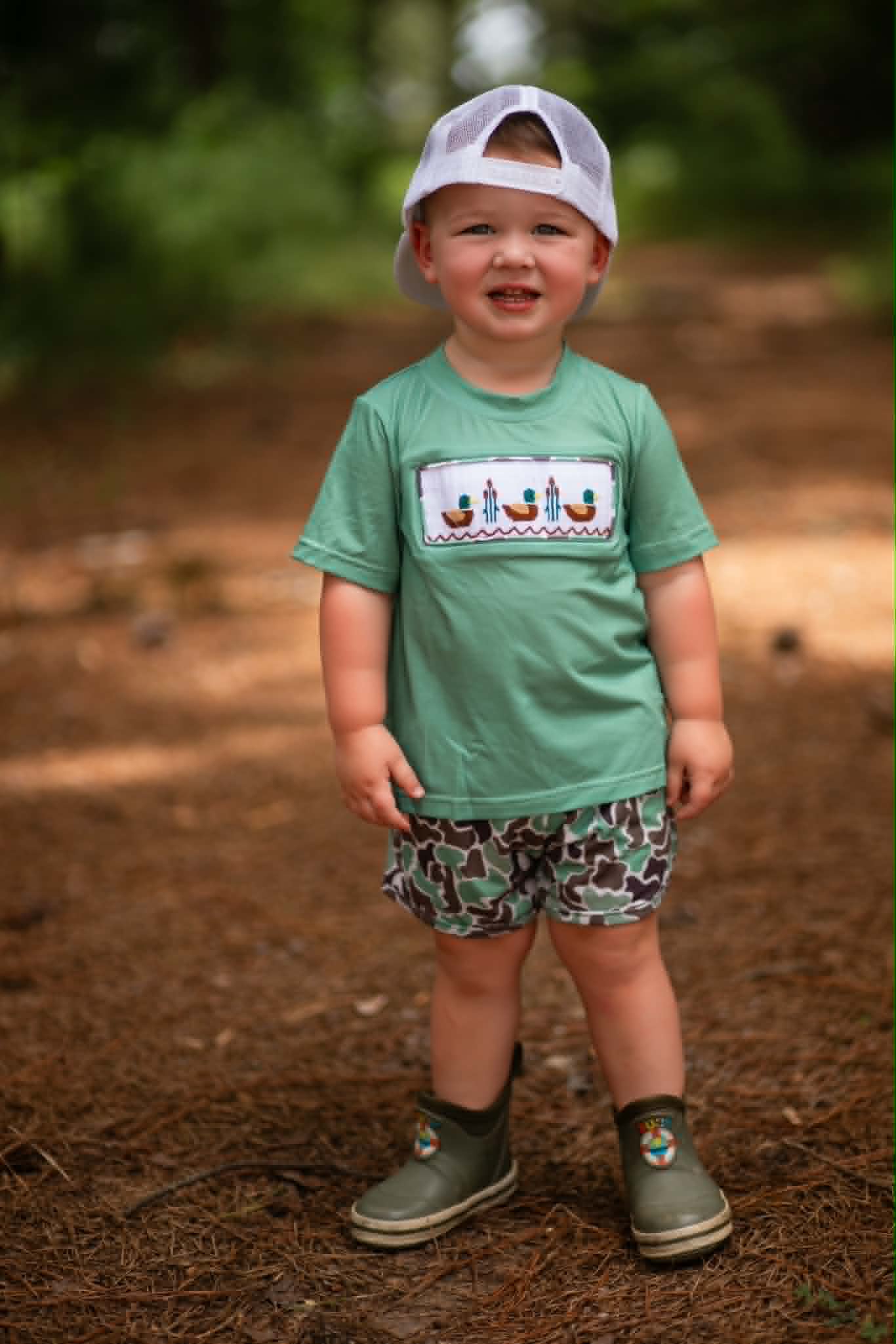 Smocked Mallard SET