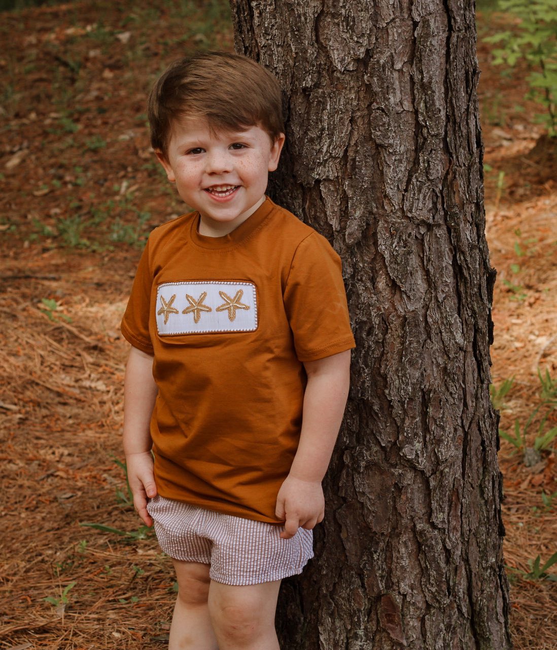 Starfish Smocked Set