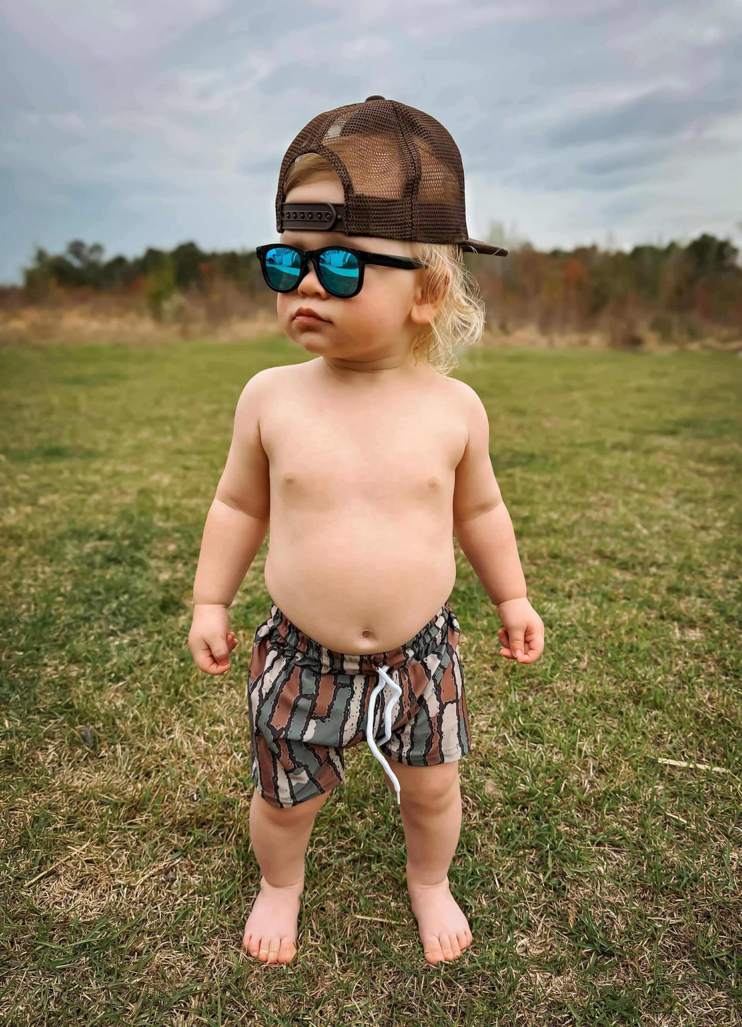 Backwoods Bark Swim Shorts