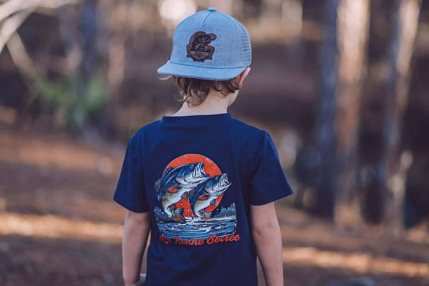 NAVY LBS BASS TEE