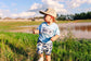 Blue Camo Smocked Daddy's Boy SET