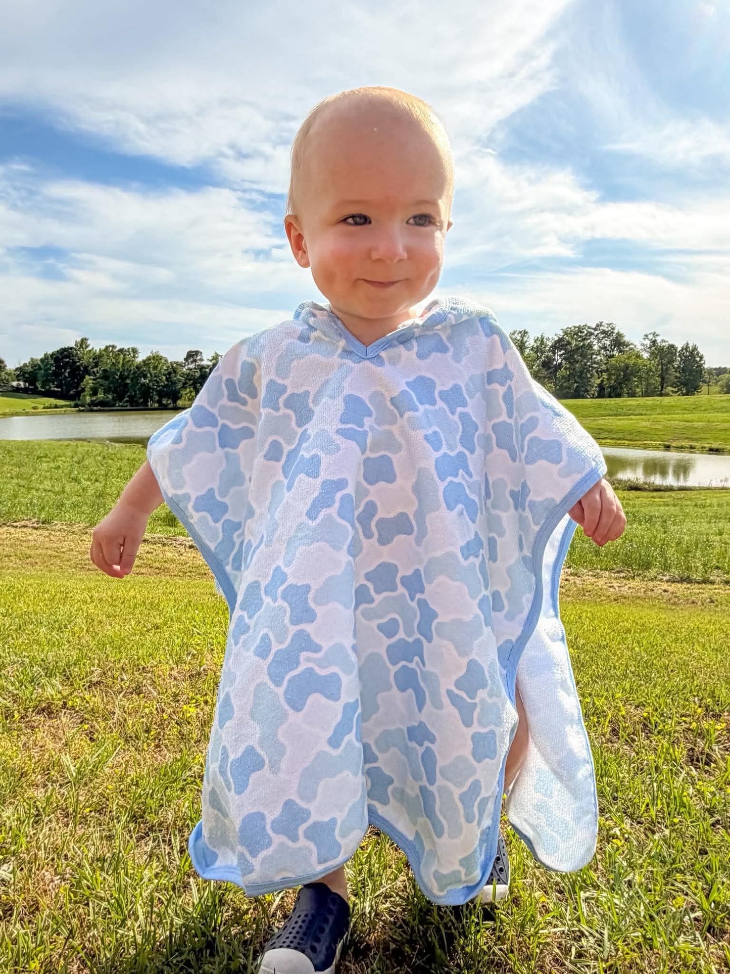 Blue Sky Camo Towel
