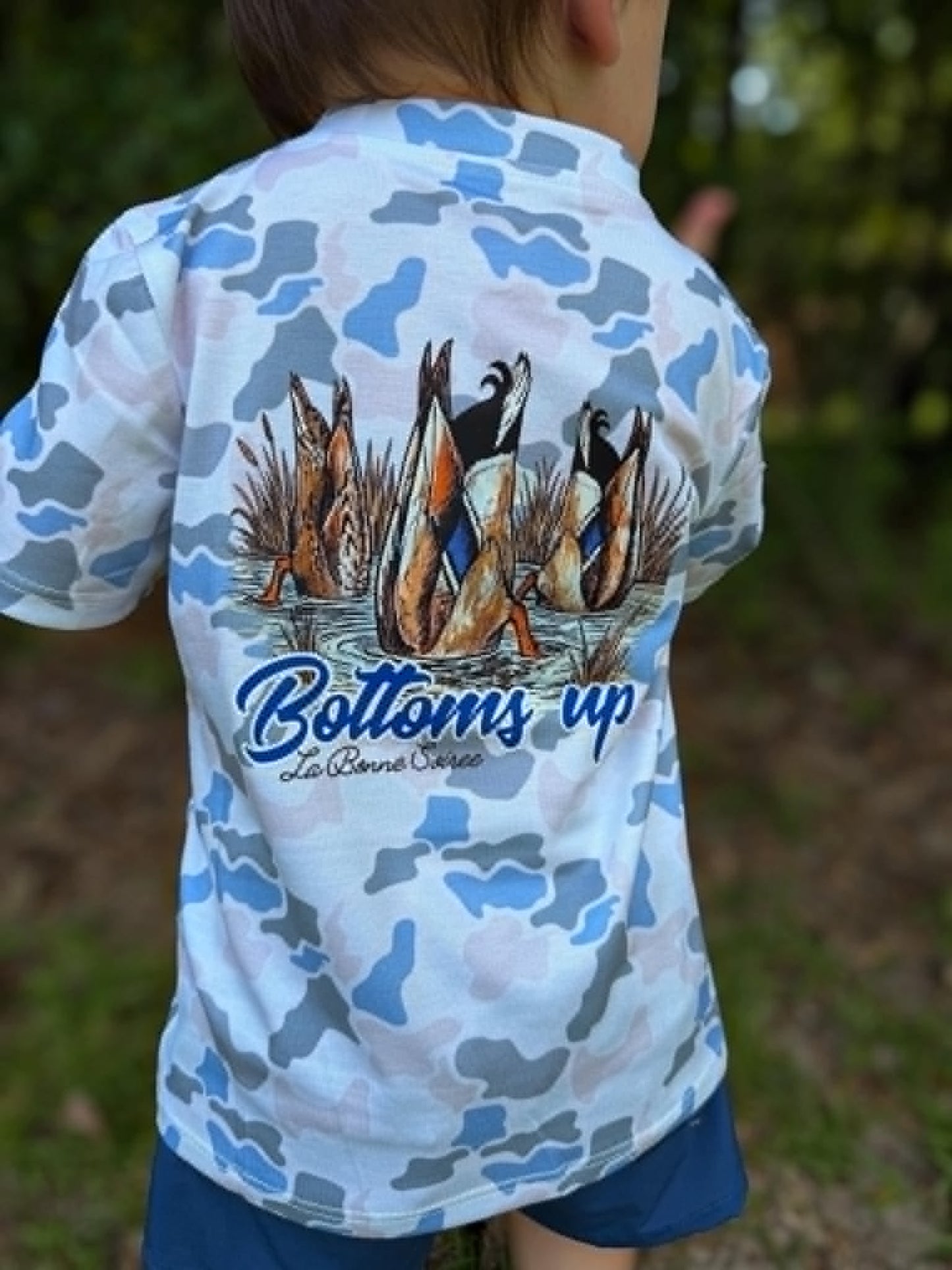 Bottoms Up Camo Tee