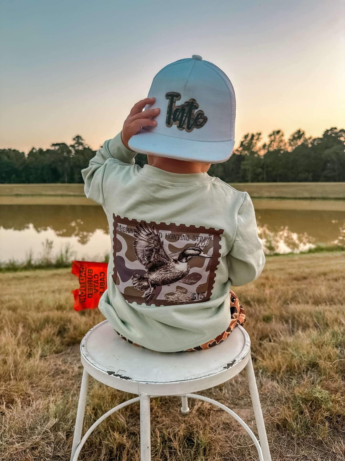 Stetson's Duck Stamp LS Shirt