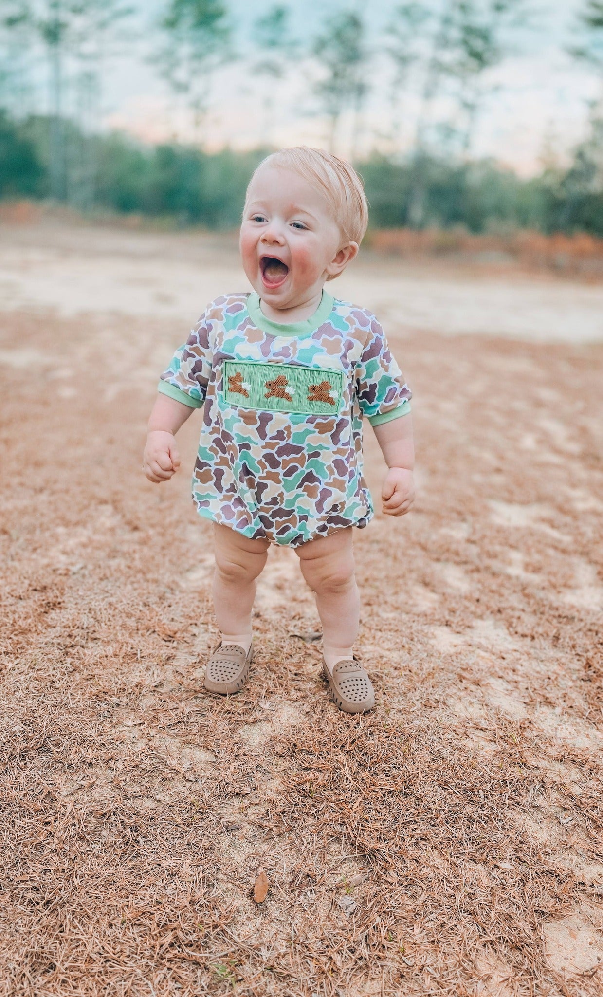 Smocked Easter Bunny Bubble