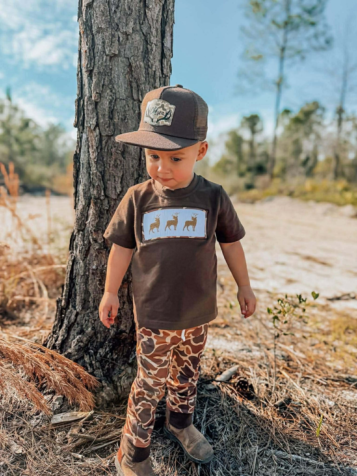 Retro Smock Deer SET