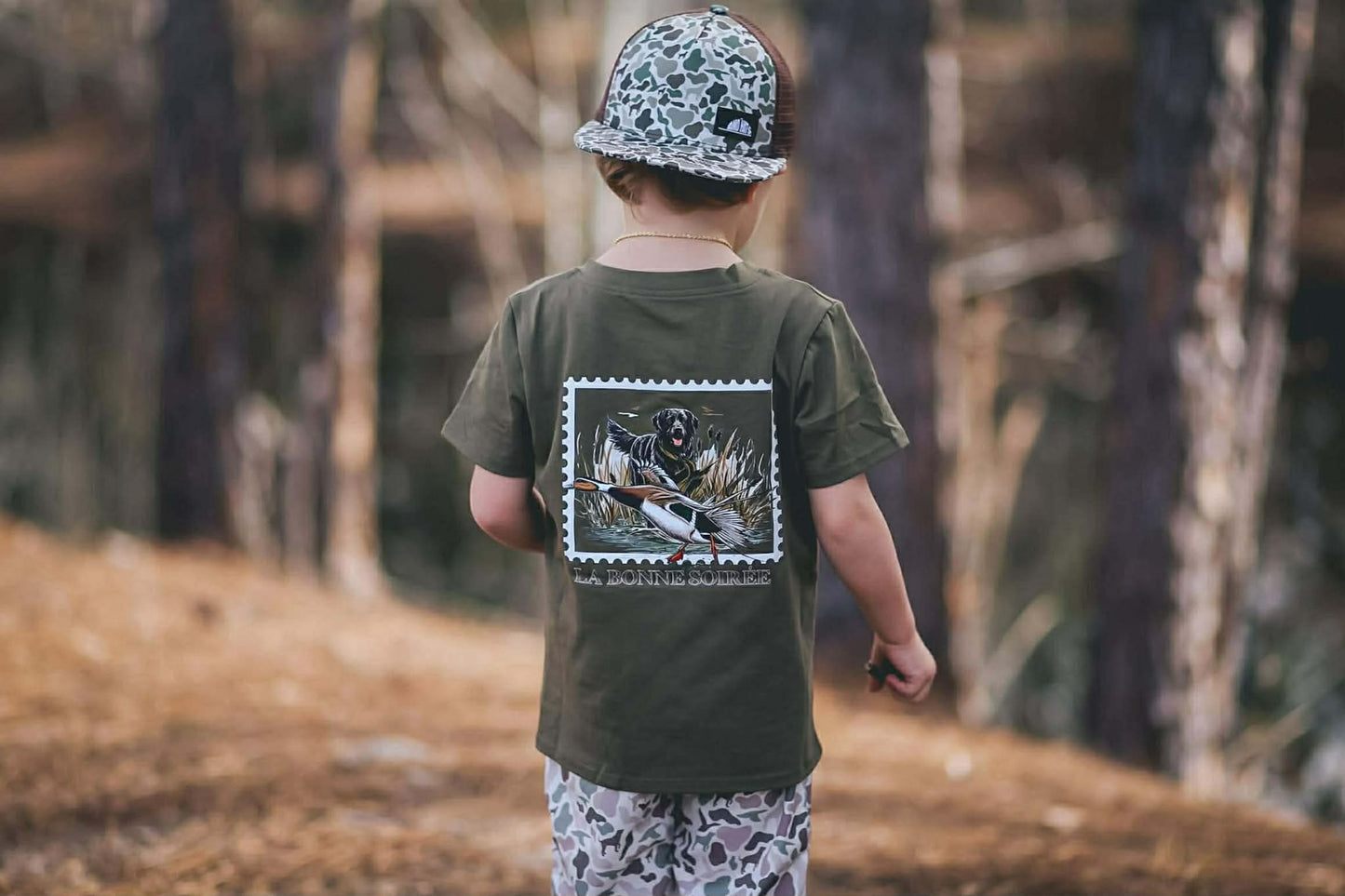 Olive Duck Stamp Tee