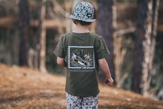Olive Duck Stamp Tee