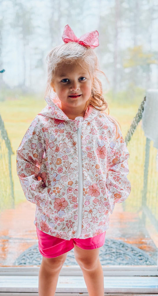 FLORAL RAINCOAT