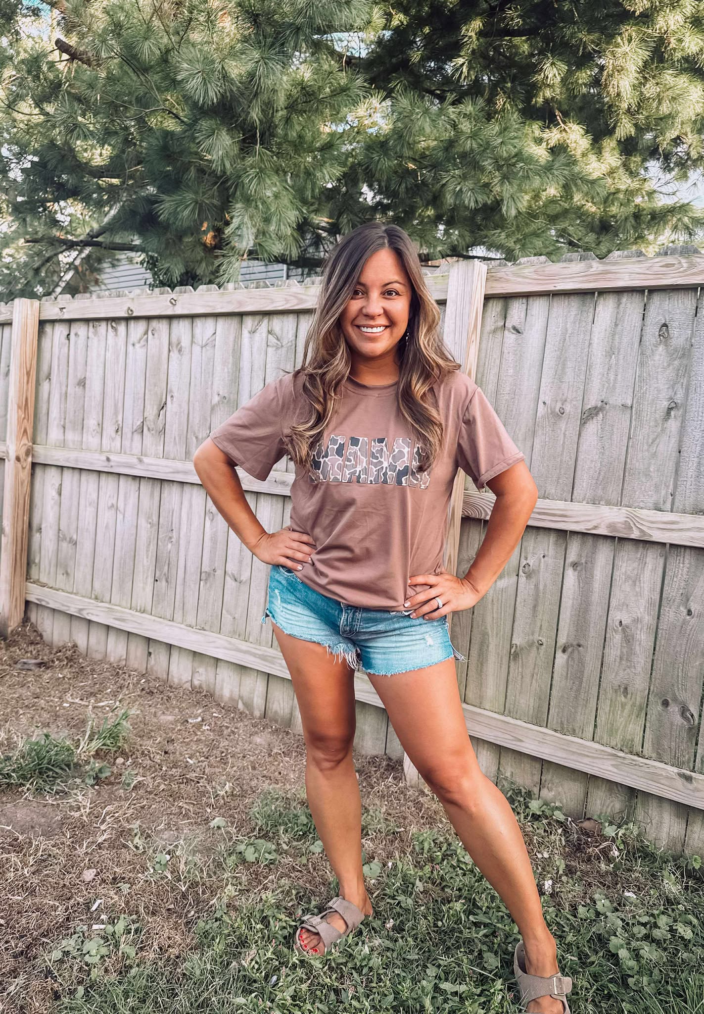 Coffee Camo MAMA Tee