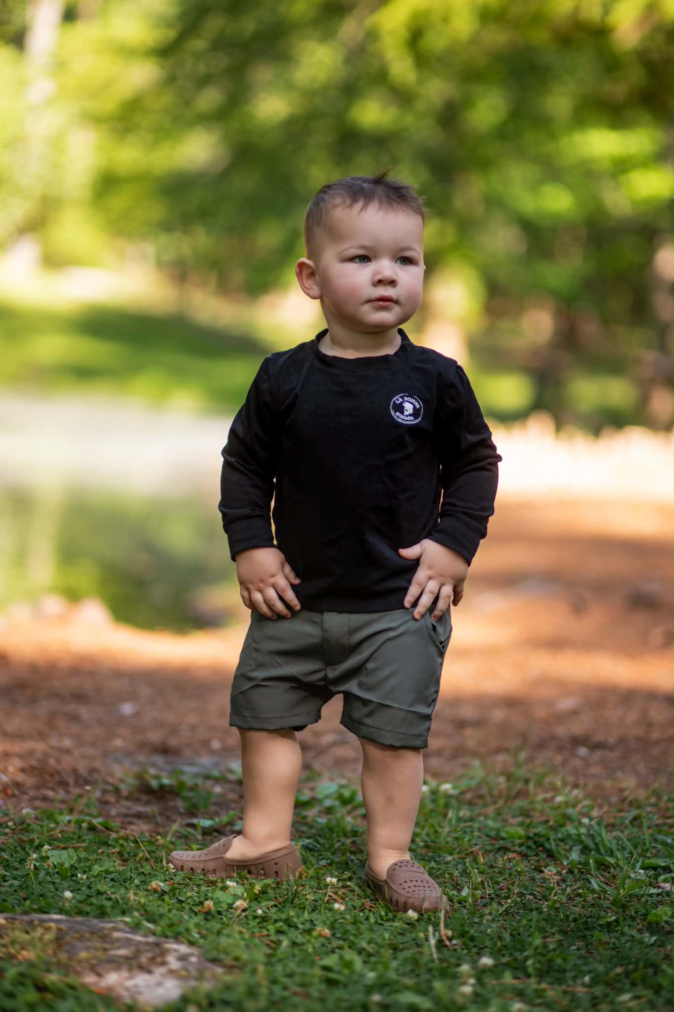 Dark Olive Performance Shorts