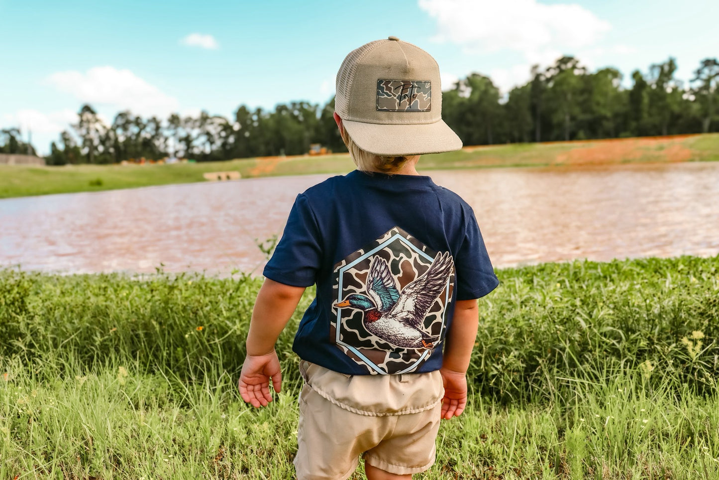 Reid's Navy Mallard Shirt