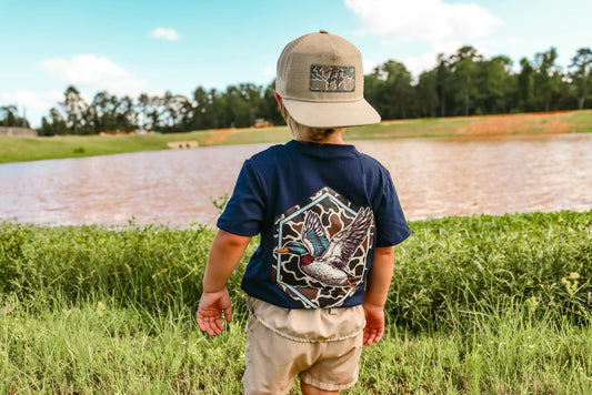 Reid's Navy Mallard Shirt