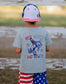 Red,White And Rowdy Tee