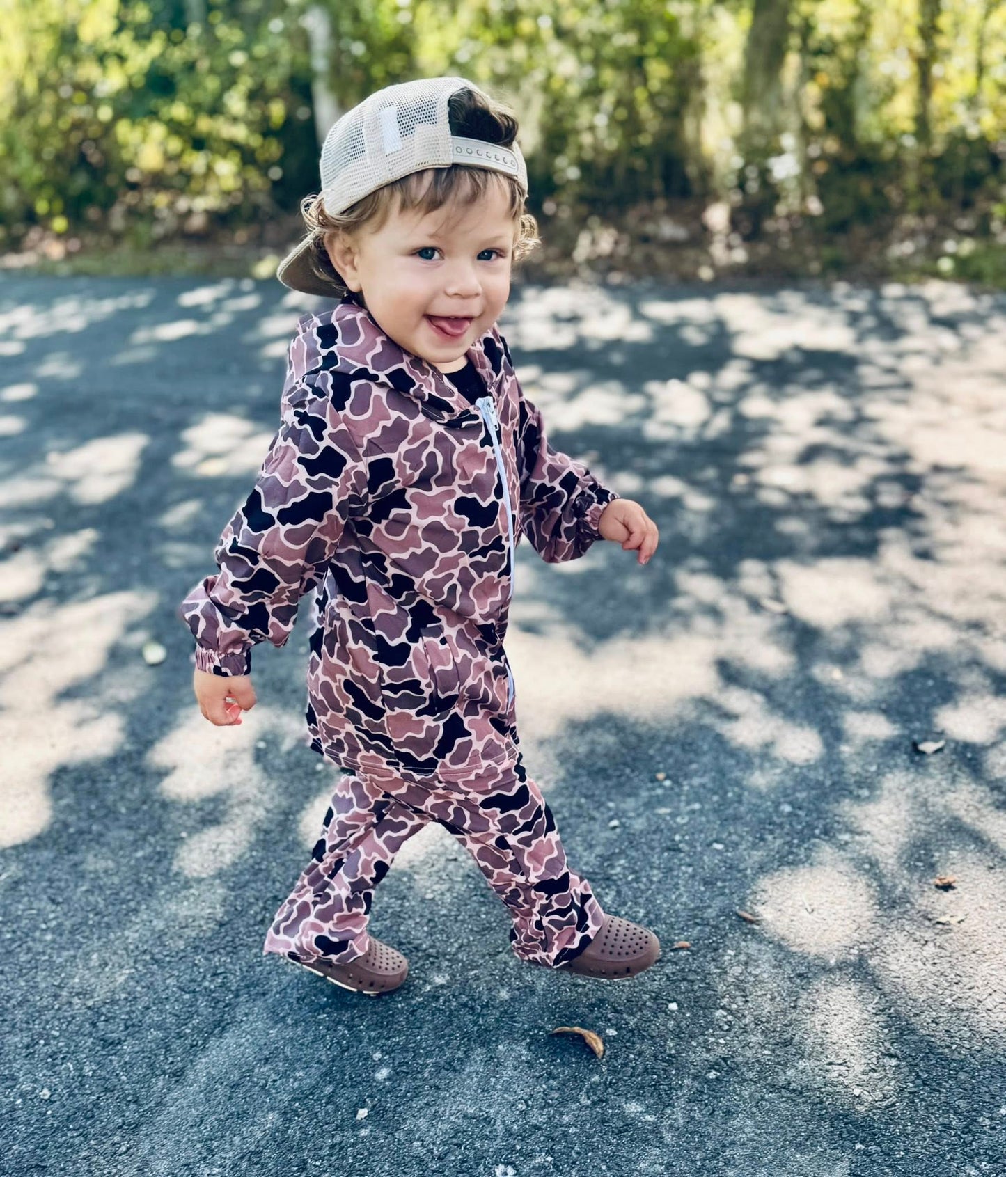 Coffee Windbreaker Set