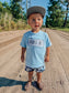 Blue Camo Smocked Daddy's Boy SET