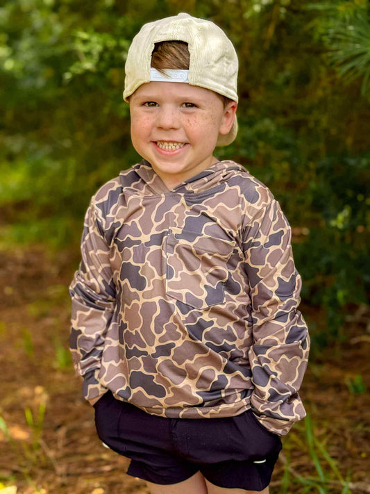 Coffee Camo Fishing Shirt