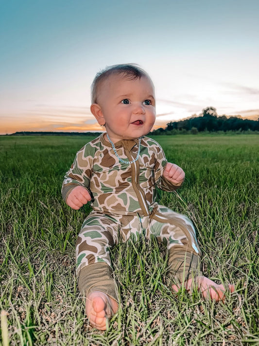 Weatherd Marsh Camo Bamboo Zippy