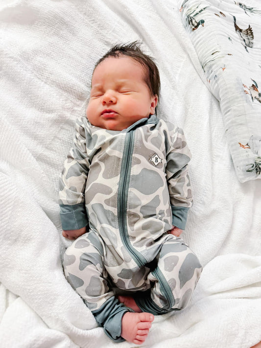 Baby Zip Up - Classic Deer Camo