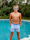 Blue Camo Swim Shorts