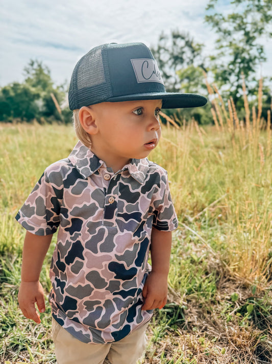Coffee Camo Polo