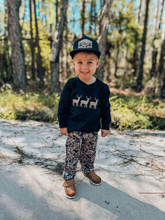 Coffee Camo Deer Jogger Set