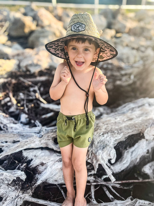 Dog Camo Straw Hat