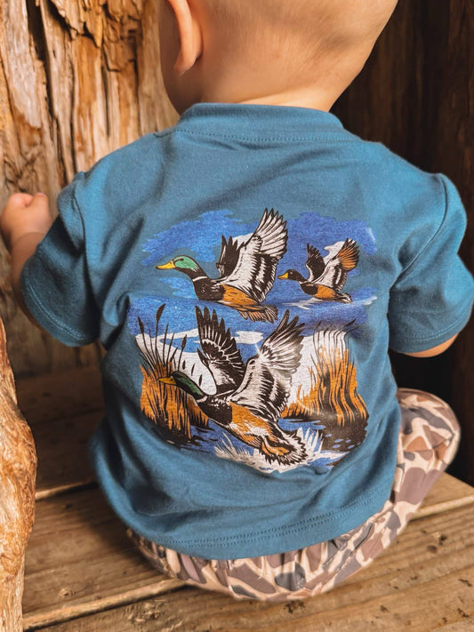 Hudson's Navy Mallard Tee