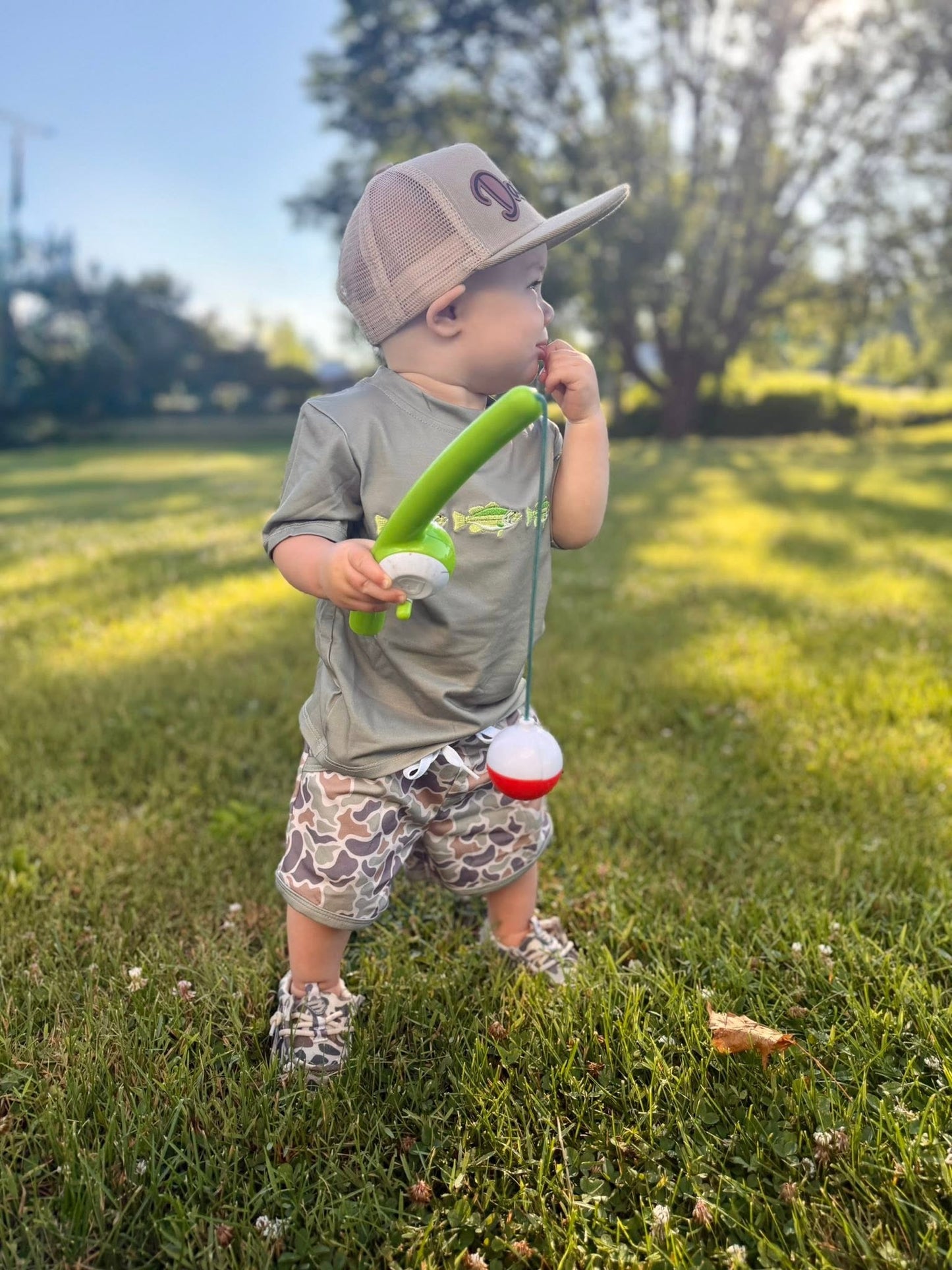 Olive Camo Bass Set