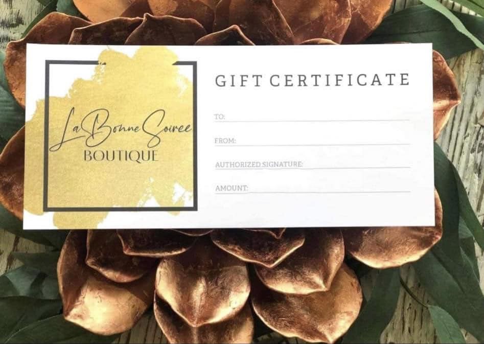 La Bonne Soiree Boutique Gift Card