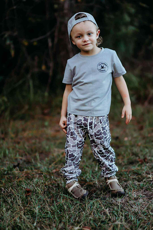 Gray Camo Joggers