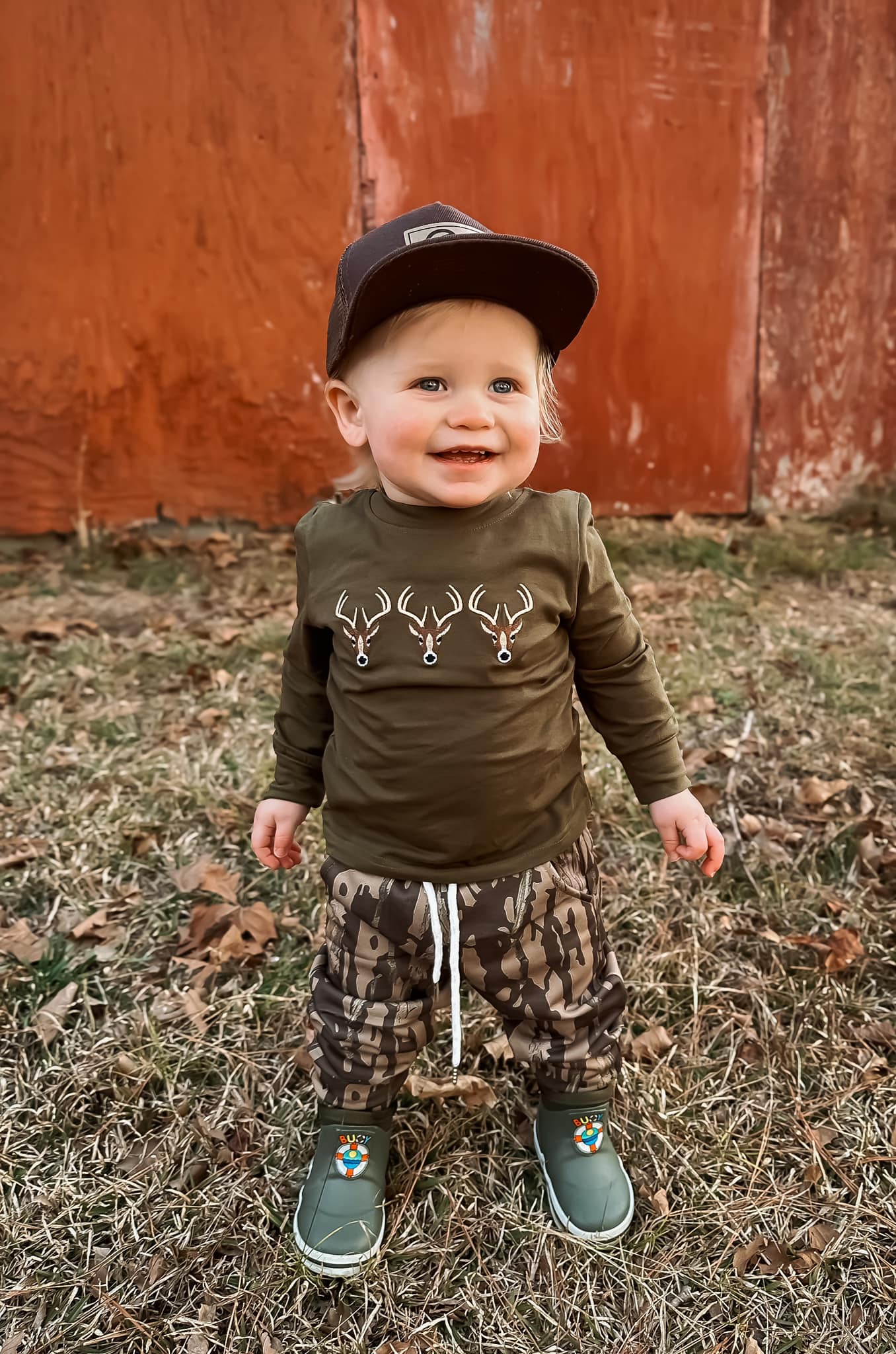 Trio Deer Club Jogger Set