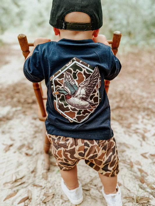 Reid's Navy Mallard Shirt