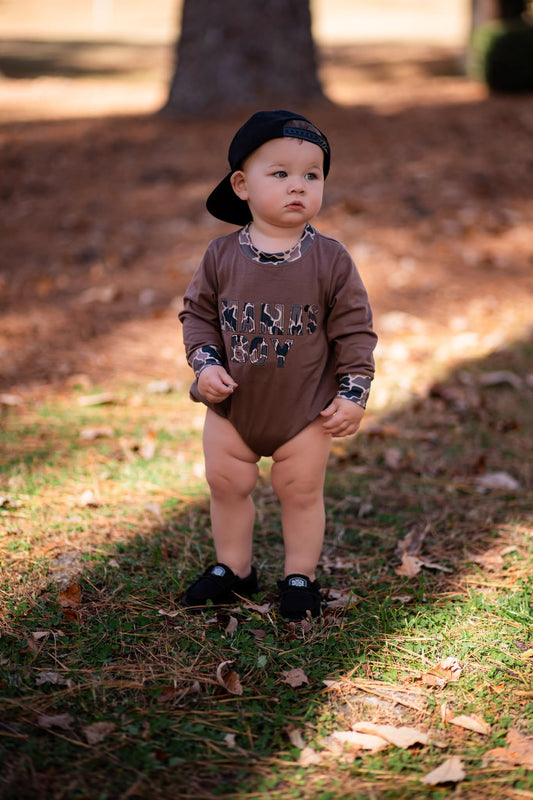 Coffee Camo Mama's Boy Bubble