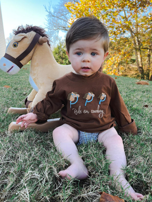 Ride Em Cowboy French Knot Shirt