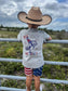 Red,White And Rowdy Tee