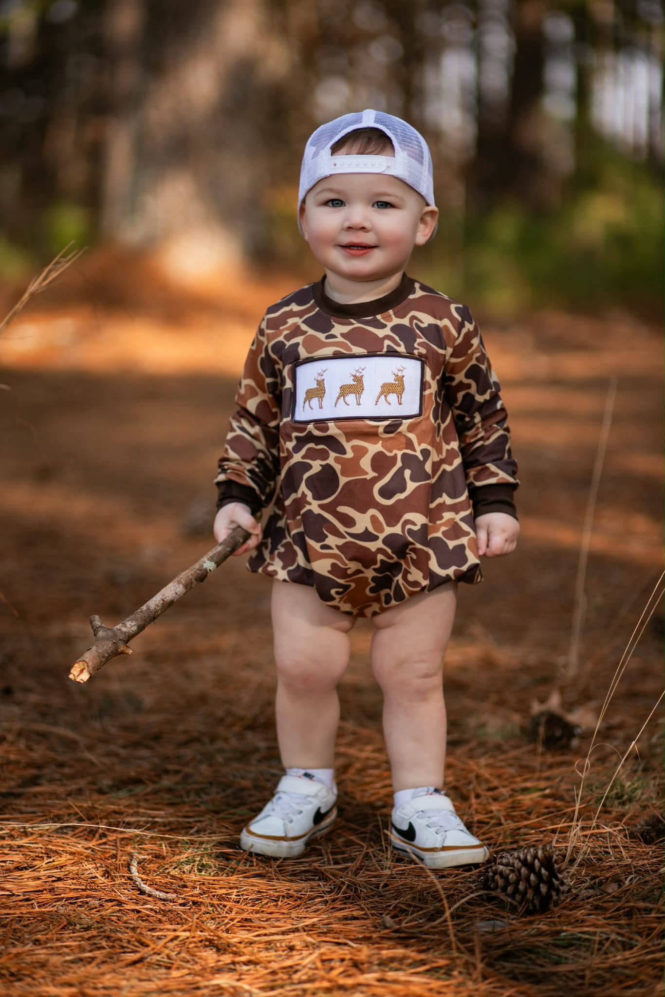 Retro Smock Deer Bubble