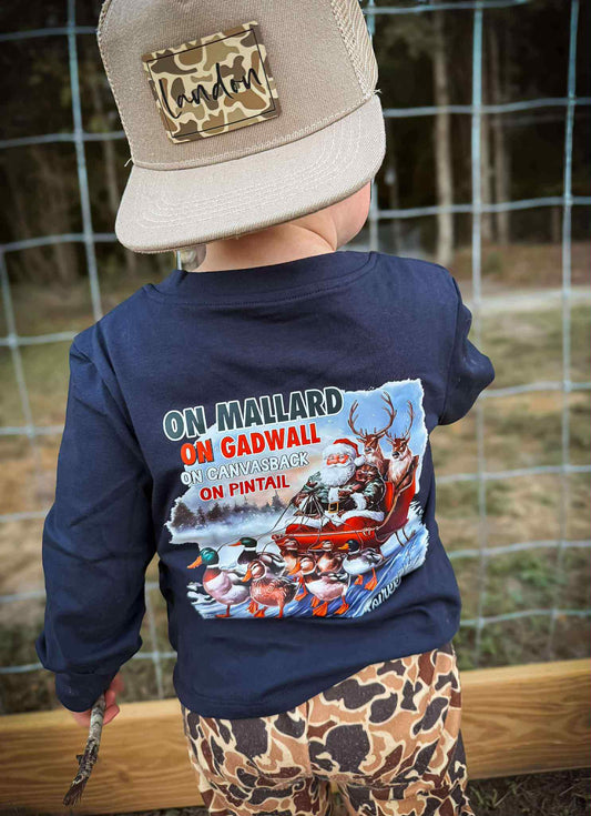 Christmas Mallard Sled Tee
